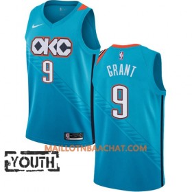 Maillot NBA Oklahoma City Thunder Jerami Grant 9 2018-19 Nike City Edition Bleu Swingman - Enfant